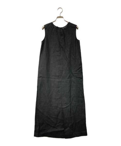 theory（セオリー）theory (セオリー) ノースリーブワンピース ブラックの古着・服飾アイテム