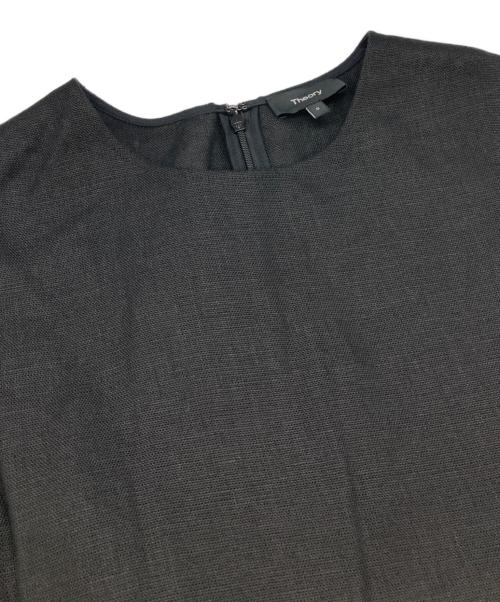 theory（セオリー）theory (セオリー) ノースリーブワンピース ブラックの古着・服飾アイテム
