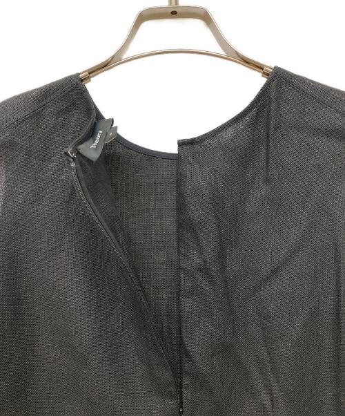 theory（セオリー）theory (セオリー) ノースリーブワンピース ブラックの古着・服飾アイテム