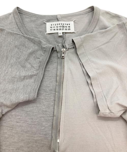Maison Margiela（メゾンマルジェラ）Maison Margiela (メゾンマルジェラ) ハーフジップカットソー グレー サイズ:48の古着・服飾アイテム