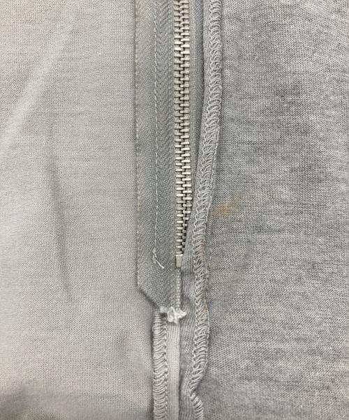 Maison Margiela（メゾンマルジェラ）Maison Margiela (メゾンマルジェラ) ハーフジップカットソー グレー サイズ:48の古着・服飾アイテム