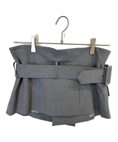 HYKE（ハイク）HYKE (ハイク) ストレッチコルセットベルト グレー サイズ:1の古着・服飾アイテム