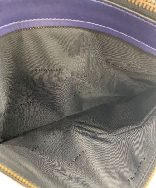 COACH（コーチ）COACH (コーチ) クラッチバッグ ネイビーの古着・服飾アイテム