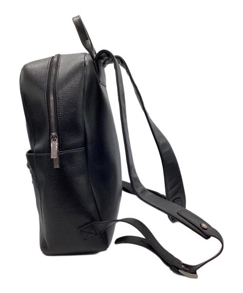 a.testoni（アテストーニ）A.Testoni (アテストーニ) レザーバックパック ブラックの古着・服飾アイテム