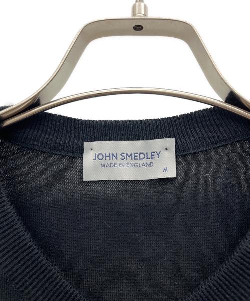 JOHN SMEDLEY（ジョンスメドレー）JOHN SMEDLEY (ジョンスメドレー) コットンカーディガン ブラック サイズ:Mの古着・服飾アイテム