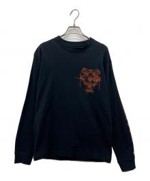 New Era×TOKYO GIANTS×TAKAHIROMIYASHITA TheSoloIst.（ニューエラ×タカヒロミヤシタ ザソロイスト）の古着「ロングスリーブカットソー」｜ブラック×オレンジ