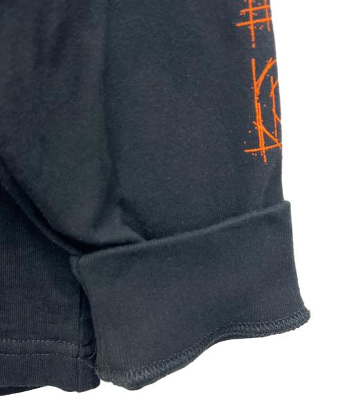 New Era（ニューエラ）New Era (ニューエラ) TOKYO GIANTS TAKAHIROMIYASHITA TheSoloIst. (タカヒロミヤシタ ザソロイスト) ロングスリーブカットソー ブラック×オレンジ サイズ:Mの古着・服飾アイテム