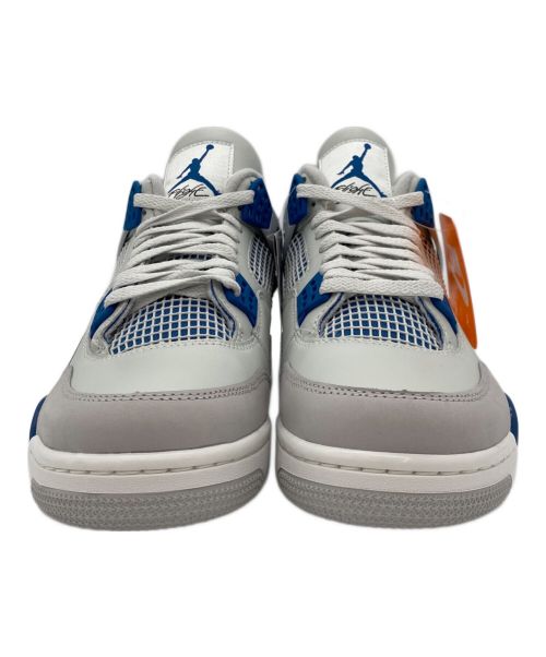 NIKE（ナイキ）NIKE (ナイキ) JORDAN BRAND AIR JORDAN 4 RETRO (GS) OFF ホワイト×ブルー サイズ:28㎝ 未使用品の古着・服飾アイテム