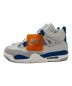 NIKE (ナイキ) JORDAN BRAND AIR JORDAN 4 RETRO (GS) OFF ホワイト×ブルー サイズ:28㎝ 未使用品：22000円
