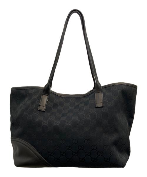 GUCCI（グッチ）GUCCI (グッチ) ニューブリットトートバッグ ネイビーの古着・服飾アイテム