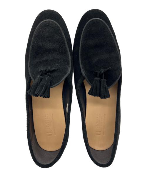 UNIVERSAL LANGUAGE（ユニバーサルランゲージ）UNIVERSAL LANGUAGE (ユニバーサルランゲージ) タッセルベルジャンシューズ ブラック サイズ:25.5の古着・服飾アイテム