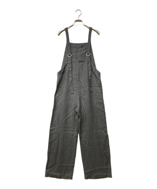 BEAUTY&YOUTH（ビューティーアンドユース）BEAUTY&YOUTH (ビューティーアンドユース) リネンツイルサロペット グレー サイズ:Sの古着・服飾アイテム