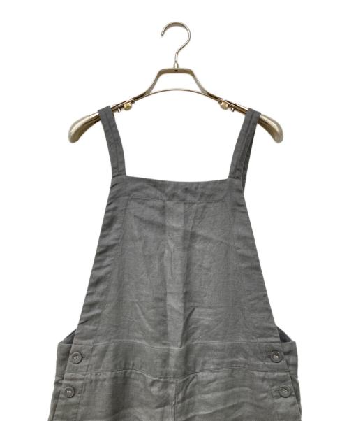BEAUTY&YOUTH（ビューティーアンドユース）BEAUTY&YOUTH (ビューティーアンドユース) リネンツイルサロペット グレー サイズ:Sの古着・服飾アイテム