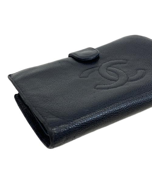 CHANEL（シャネル）CHANEL (シャネル) 長財布 ブラックの古着・服飾アイテム