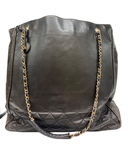 CHANEL（シャネル）CHANEL (シャネル) チェーントートバッグ ブラック サイズ:-の古着・服飾アイテム