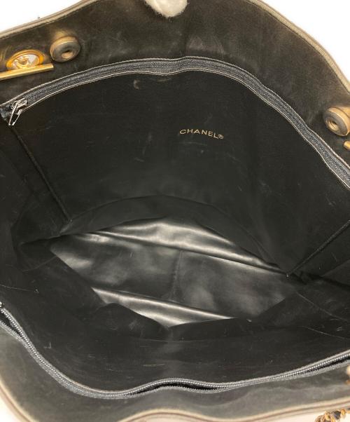 CHANEL（シャネル）CHANEL (シャネル) チェーントートバッグ ブラック サイズ:-の古着・服飾アイテム