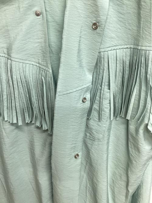 DISCOVERED（ディスカバード）DISCOVERED (ディスカバード) FRINGE RAYON SHIRT ミント サイズ:2 未使用品の古着・服飾アイテム