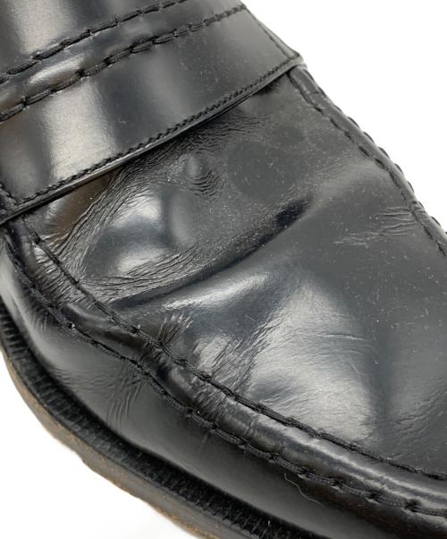 SYU.HOMME/FEMM（シュウオムフェム）SYU.HOMME/FEMM (シュウオムフェム) ミドルカットローファー ブラック サイズ:1（実測約24cm～24.5cm)の古着・服飾アイテム