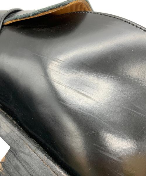 SYU.HOMME/FEMM（シュウオムフェム）SYU.HOMME/FEMM (シュウオムフェム) ミドルカットローファー ブラック サイズ:1（実測約24cm～24.5cm)の古着・服飾アイテム