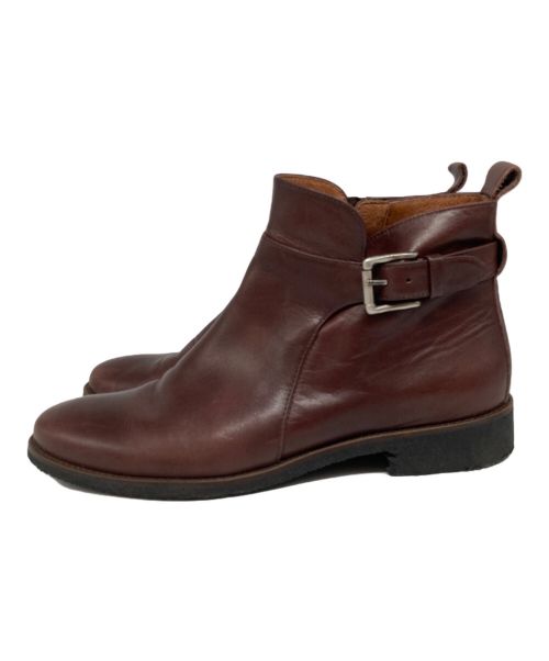 MARGARET HOWELL idea（マーガレット ハウエル アイディア）MARGARET HOWELL idea (マーガレット ハウエル アイディア) ショートブーツ ボルドー サイズ:23の古着・服飾アイテム