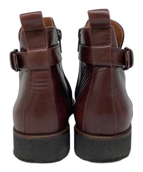 MARGARET HOWELL idea（マーガレット ハウエル アイディア）MARGARET HOWELL idea (マーガレット ハウエル アイディア) ショートブーツ ボルドー サイズ:23の古着・服飾アイテム