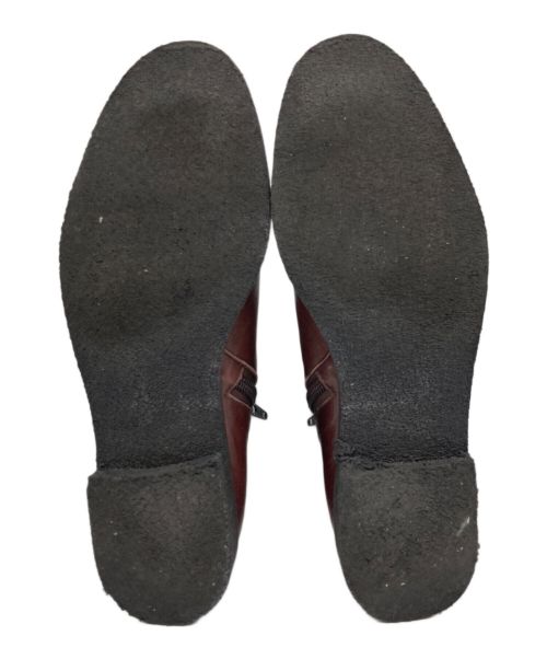 MARGARET HOWELL idea（マーガレット ハウエル アイディア）MARGARET HOWELL idea (マーガレット ハウエル アイディア) ショートブーツ ボルドー サイズ:23の古着・服飾アイテム