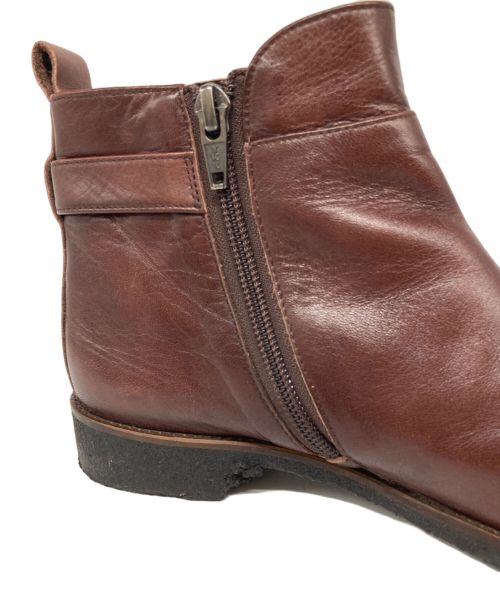 MARGARET HOWELL idea（マーガレット ハウエル アイディア）MARGARET HOWELL idea (マーガレット ハウエル アイディア) ショートブーツ ボルドー サイズ:23の古着・服飾アイテム