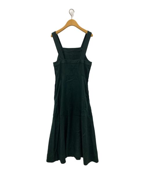 SINME（シンメ）SINME (シンメ) オーバーオールワンピース グリーン サイズ:Mの古着・服飾アイテム