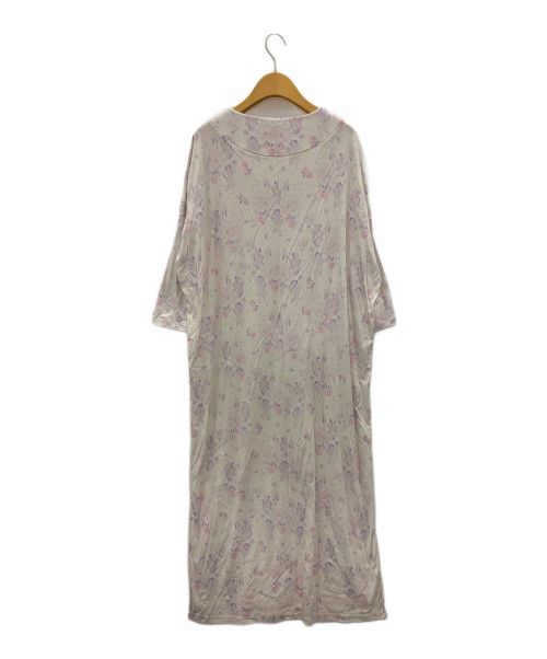 Mame Kurogouchi（マメクロゴウチ）mame kurogouchi (マメクロゴウチ) Floral Printed Cotton Dress ホワイト×ピンク サイズ:2の古着・服飾アイテム