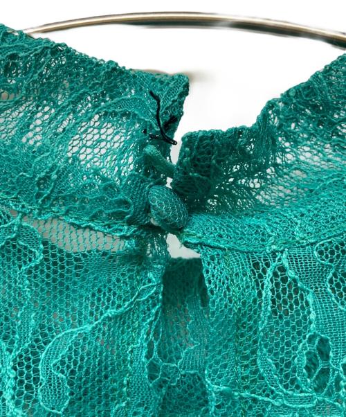 Snidel（スナイデル）Snidel (スナイデル) ベストレイヤードレースワンピ グリーン サイズ:1の古着・服飾アイテム