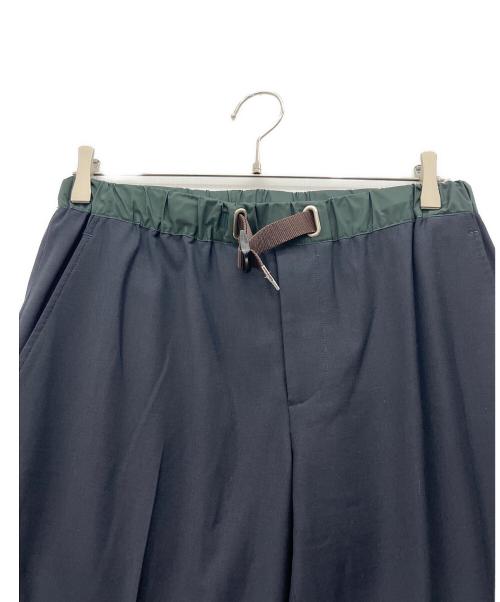 kolor/BEACON（カラービーコン）kolor/BEACON (カラービーコン) アンクルテーパードイージーパンツ ネイビー サイズ:1の古着・服飾アイテム