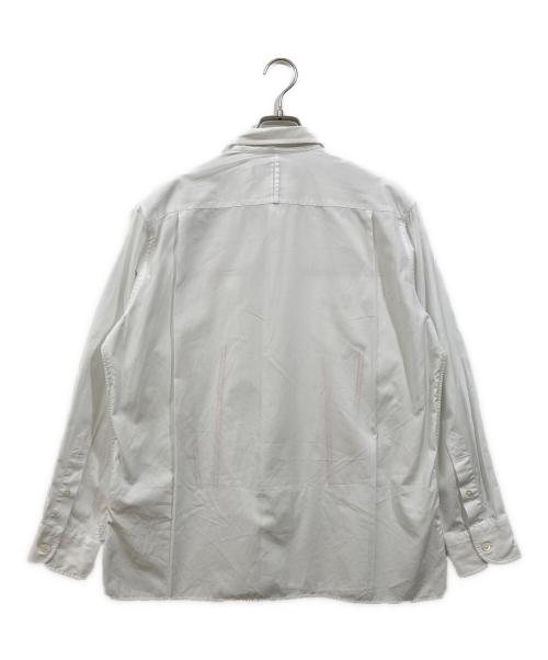 JUNYA WATANABE COMME des GARCONS（(ジュンヤワタナベ コムデギャルソン）JUNYA WATANABE COMME des GARCONS (ジュンヤワタナベ コムデギャルソン) LEVI'S (リーバイス) ジャケットドッキングシャツ ホワイト サイズ:Sの古着・服飾アイテム