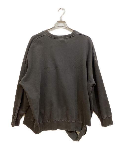 KIDILL（キディル）KIDILL (キディル) DESTROY PULLOVER SWEAT ブラック サイズ:Freeの古着・服飾アイテム