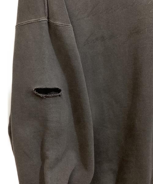 KIDILL（キディル）KIDILL (キディル) DESTROY PULLOVER SWEAT ブラック サイズ:Freeの古着・服飾アイテム