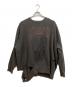 KIDILL（キディル）の古着「DESTROY PULLOVER SWEAT」｜ブラック
