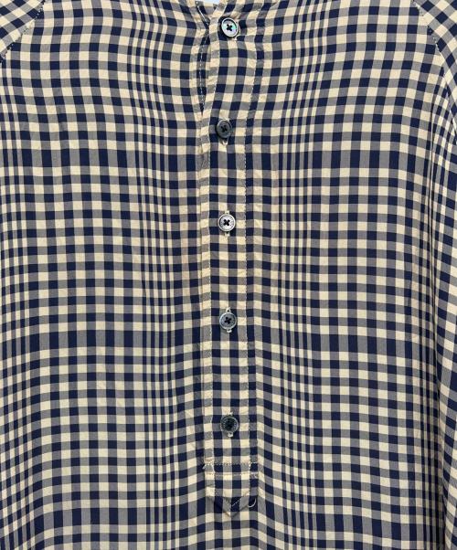 ticca（ティッカ）ticca (ティッカ) ノーカラーラグランシャツワンピース ライトブラウン サイズ:FREEの古着・服飾アイテム