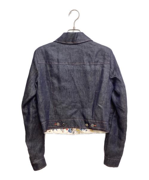 HERMES（エルメス）HERMES (エルメス) Linen denim jacket（リネンデニムジャケット） サイズ:34の古着・服飾アイテム