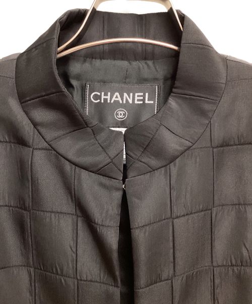 CHANEL（シャネル）CHANEL (シャネル) スタンドカラーコート ブラック サイズ:36の古着・服飾アイテム