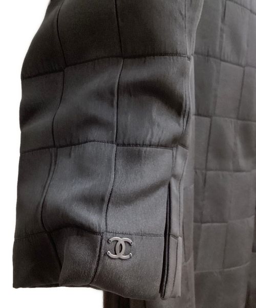 CHANEL（シャネル）CHANEL (シャネル) スタンドカラーコート ブラック サイズ:36の古着・服飾アイテム
