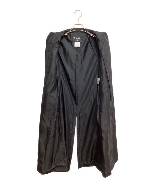 CHANEL（シャネル）CHANEL (シャネル) スタンドカラーコート ブラック サイズ:36の古着・服飾アイテム