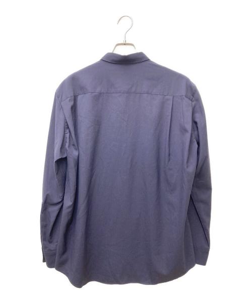 OVERCOAT（オーバーコート）OVERCOAT (オーバーコート) 比翼ウールシャツ ネイビー サイズ:1の古着・服飾アイテム