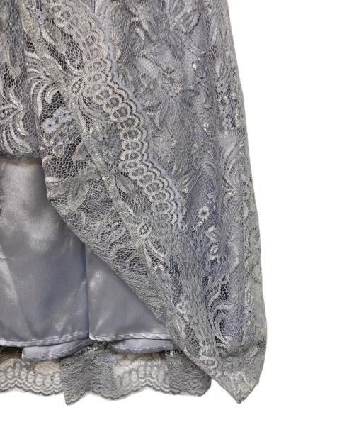 LAURA ASHLEY（ローラ アシュレイ）LAURA ASHLEY (ローラ アシュレイ) 総レースノースリーブワンピース スカイブルー サイズ:7の古着・服飾アイテム