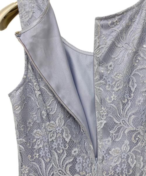 LAURA ASHLEY（ローラ アシュレイ）LAURA ASHLEY (ローラ アシュレイ) 総レースノースリーブワンピース スカイブルー サイズ:7の古着・服飾アイテム