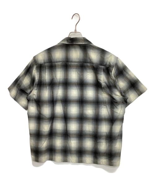 JOURNAL STANDARD（ジャーナルスタンダード）JOURNAL STANDARD (ジャーナルスタンダード) オンブレパターン オープンカラー S/Sシャツ グレー サイズ:Ｌの古着・服飾アイテム