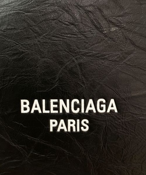 BALENCIAGA（バレンシアガ）BALENCIAGA (バレンシアガ) CRUSH スモール トートバッグ ブラックの古着・服飾アイテム