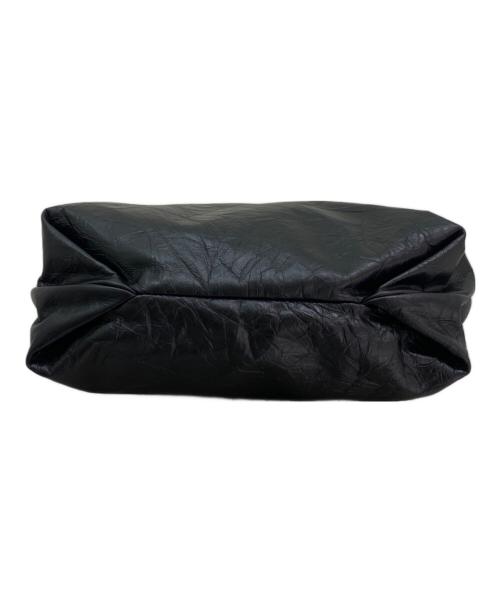 BALENCIAGA（バレンシアガ）BALENCIAGA (バレンシアガ) CRUSH スモール トートバッグ ブラックの古着・服飾アイテム