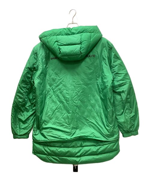 DIESEL（ディーゼル）DIESEL (ディーゼル) 中綿ジャケット グリーン サイズ:Sの古着・服飾アイテム