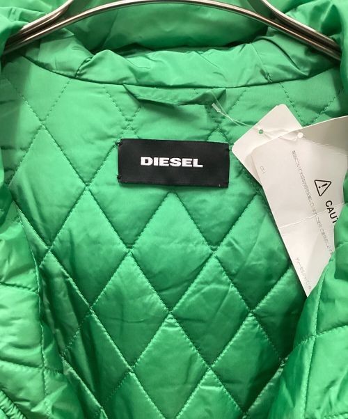 DIESEL（ディーゼル）DIESEL (ディーゼル) 中綿ジャケット グリーン サイズ:Sの古着・服飾アイテム