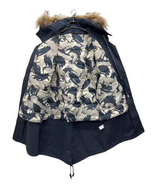 FRED PERRY（フレッドペリー）FRED PERRY (フレッドペリー) ダウンライナーモッズコート ネイビー サイズ:Lの古着・服飾アイテム