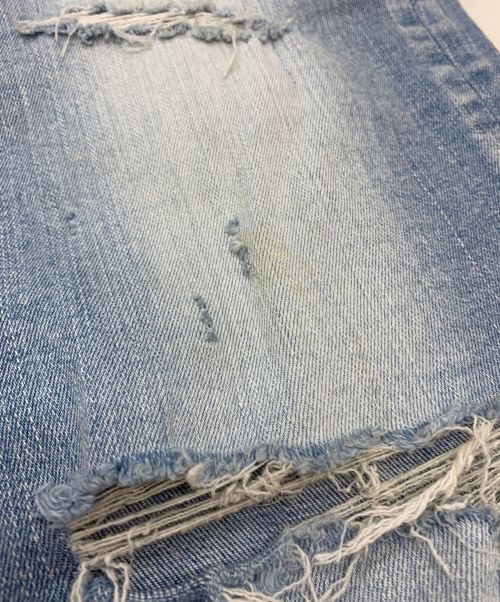 SURT（サート）SURT (サート) ダメージ加工デニムパンツ インディゴ サイズ:XSの古着・服飾アイテム
